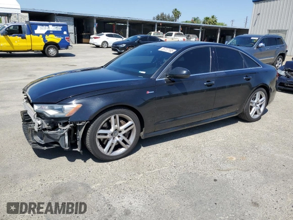 2015 Audi A6 Premium Plus z VIN WAUFGAFCXFN014901, wystawiony jako Copart lot #55737185 z przebiegiem 111 903 mil mil oraz Szkoda całkowita • Salvage title. Historia ofert i sprzedaży dostępna na DreamBid. Obrazek 1.