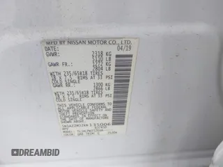 2019 Nissan Murano Platinum z VIN 5N1AZ2MJ2KN135006, wystawiony jako IAAI lot #42383162 z przebiegiem 119 406 mil mil oraz . Historia ofert i sprzedaży dostępna na DreamBid. Obrazek 9.