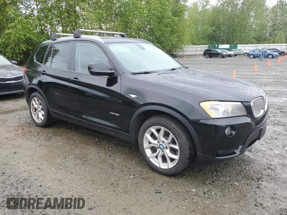 2013 BMW X3 xDrive28i with VIN 5UXWX9C52D0A31629, listed as a Copart auction lot 55024125 with 90,189 mi miles and Clean Title. Bid and sale history available at carsss.com. Image 4.
