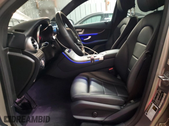 2020 Mercedes-Benz GLC 300 with VIN WDC0G8EB2LF713479, listed as a Copart auction lot 60212085 with 32,639 mi miles and Salvage title. Bid and sale history available at DreamBid. Image 7.