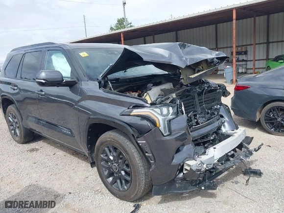 2024 Toyota Sequoia SR5 with VIN 7SVAAABA3RX023991, listed as a IAAI auction lot 41737415 with 33,145 mi miles. Bid and sale history available at carsss.com. Image 18.