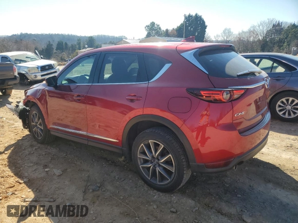 2018 Mazda CX-5 Grand Touring with VIN JM3KFADM5J0350937, listed as a Copart auction lot 46525965 with 59,478 mi miles and Salvage Title. Bid and sale history available at DreamBid. Image 2.