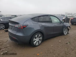 2023 Tesla Model Y Long Range with VIN 7SAYGDEE8PF877148, listed as a Copart auction lot 86448004 with 13,359 mi miles and Salvage Title. Bid and sale history available at carsss.com. Image 3.