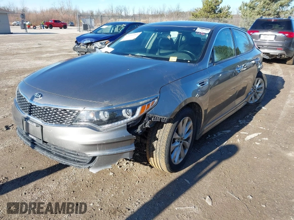 2016 Kia Optima EX with VIN 5XXGU4L36GG098749, listed as a IAAI auction lot 41191912 with 113,019 mi miles and . Bid and sale history available at DreamBid. Image 18.