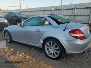 2005 Mercedes-Benz SLK-Class with VIN WDBWK56FX5F060562, listed as a Copart auction lot 73662754 with 0 mi miles and Salvage Title. Bid and sale history available at carsss.com. Image 2.