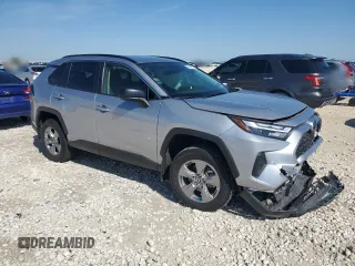 2023 Toyota RAV4 Hybrid LE with VIN JTMLWRFV0PD207803, listed as a Copart auction lot 55694695 with 13,198 mi miles and Salvage title. Bid and sale history available at DreamBid. Image 4.