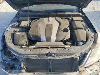 2013 Hyundai Genesis 3.8L with VIN KMHGC4DD2DU235018, listed as a Copart auction lot 68791954 with 171,739 mi miles and Salvage Title. Bid and sale history available at carsss.com. Image 11.