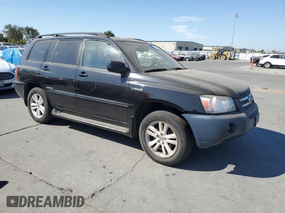 2006 Toyota Highlander Hybrid with VIN JTEEW21A860022162, listed as a Copart auction lot 72604204 with 144,974 mi miles and Salvage Title. Bid and sale history available at carsss.com. Image 4.