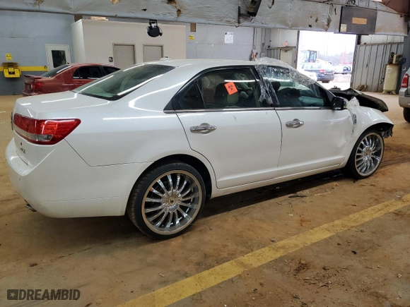 2011 Lincoln MKZ with VIN 3LNHL2GC1BR767344, listed as a Copart auction lot 43369785 with 0 mi miles and Salvage Title. Bid and sale history available at carsss.com. Image 3.