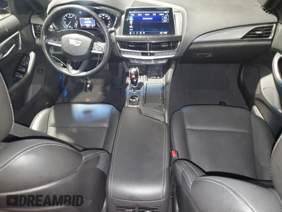2023 Cadillac CT5 Premium Luxury z VIN 1G6DN5RK0P0133410, wystawiony jako Copart lot #74236654 z przebiegiem 25 640 mil mil oraz Czysty tytuł • Clean title. Historia ofert i sprzedaży dostępna na DreamBid. Obrazek 8.