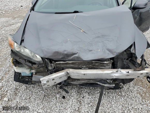 2012 Honda Civic Sdn LX with VIN 19XFB2F56CE023586, listed as a Copart auction lot 43638505 with 129,280 mi miles and Salvage Title. Bid and sale history available at carsss.com. Image 12.