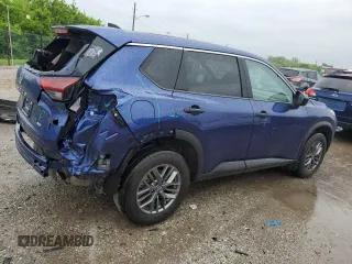 2023 Nissan Rogue S with VIN 5N1BT3ABXPC804814, listed as a Copart auction lot 57279825 with 46,926 mi miles and Salvage title. Bid and sale history available at DreamBid. Image 3.