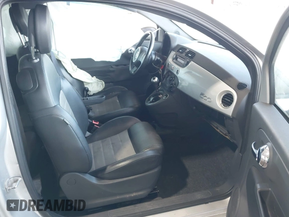 2012 FIAT 500 Sport with VIN 3C3CFFBR5CT357745, listed as a IAAI auction lot 42575343 with 152,112 mi miles and . Bid and sale history available at DreamBid. Image 5.