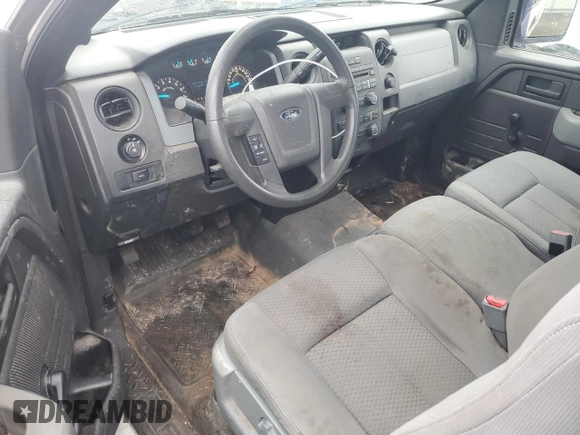 2014 Ford F-150 XL with VIN 1FTNF1EFXEKD42719, listed as a Copart auction lot 57966955 with 136,751 mi miles and Salvage title. Bid and sale history available at DreamBid. Image 8.