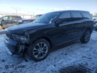 2019 Dodge Durango GT Plus with VIN 1C4RDJDG5KC722543, listed as a Copart auction lot 41857875 with 115,133 mi miles and Salvage Title. Bid and sale history available at carsss.com. Image 1.