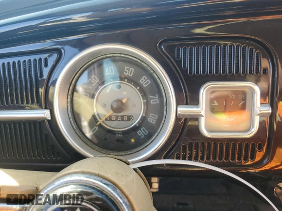 1963 Volkswagen Beetle with VIN 5020781, listed as a Copart auction lot 68491334 with 36,482 mi miles and Salvage Title. Bid and sale history available at DreamBid. Image 9.