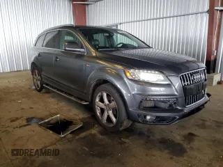 2011 Audi Q7 S line with VIN WA1DGAFE6BD010561, listed as a Copart auction lot 84087724 with 94,192 mi miles and Salvage title. Bid and sale history available at DreamBid. Image 4.