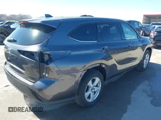 2021 Toyota Highlander L with VIN 5TDBZRBH7MS544245, listed as a IAAI auction lot 41630097 with 64,719 mi miles and . Bid and sale history available at DreamBid. Image 4.