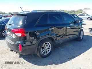 2014 Kia Sorento LX with VIN 5XYKT4A69EG468157, listed as a IAAI auction lot 41771810 with 144,214 mi miles. Bid and sale history available at carsss.com. Image 4.