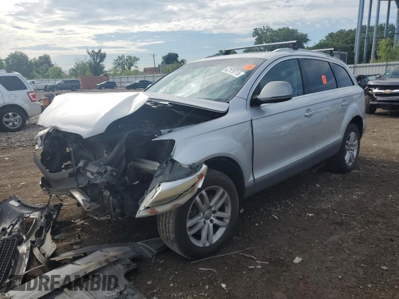 2008 Audi Q7 Premium with VIN WA1BY74L48D030275, listed as a Copart auction lot 62179715 with Not provided miles and Salvage title. Bid and sale history available at DreamBid. Image 1.