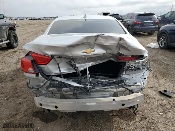 2016 Chevrolet Impala LTZ with VIN 1G1145S32GU134095, listed as a Copart auction lot 46594775 with 154,662 mi miles and Salvage Title. Bid and sale history available at carsss.com. Image 6.