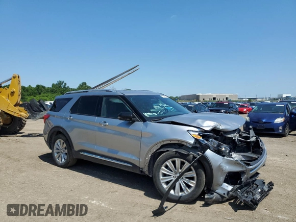 2020 Ford Explorer Limited z VIN 1FMSK8FH3LGA00838, wystawiony jako Copart lot #61629535 z przebiegiem 126 042 mil mil oraz Szkoda całkowita • Salvage title. Historia ofert i sprzedaży dostępna na DreamBid. Obrazek 4.