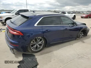 2022 Audi Q8 Prestige with VIN WA1FVBF12ND009672, listed as a Copart auction lot 71122534 with 21,986 mi miles and Salvage Title. Bid and sale history available at carsss.com. Image 3.