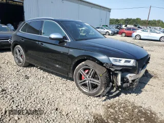 2018 Audi SQ5 Premium Plus with VIN WA1A4AFY0J2202932, listed as a Copart auction lot 71538104 with 90,036 mi miles and Salvage Title. Bid and sale history available at DreamBid. Image 4.