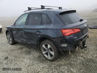 2020 Audi Q5 Premium with VIN WA1ANAFY1L2098550, listed as a Copart auction lot 46002835 with 64,491 mi miles and Salvage Title. Bid and sale history available at carsss.com. Image 2.