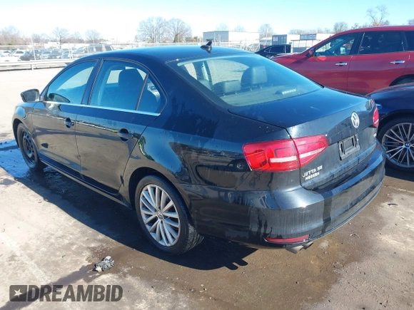 2015 Volkswagen Jetta Sedan 1.8T SE w/Connectivity with VIN 3VWD07AJ6FM303403, listed as a IAAI auction lot 41330778 with 150,949 mi miles. Bid and sale history available at carsss.com. Image 3.