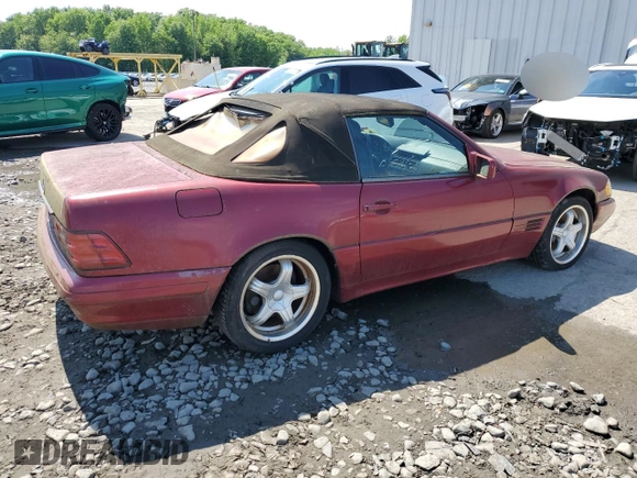 1999 Mercedes-Benz SL-Class with VIN WDBFA68F6XF173790, listed as a Copart auction lot 54833454 with 0 mi miles and Clean Title. Bid and sale history available at carsss.com. Image 3.