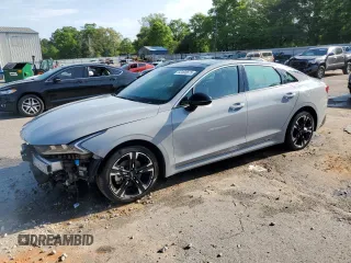 2024 Kia K5 GT-Line z VIN 5XXG64J27RG250545, wystawiony jako Copart lot #52400675 z przebiegiem 58 173 mil mil oraz Szkoda całkowita • Salvage title. Historia ofert i sprzedaży dostępna na DreamBid. Obrazek 1.