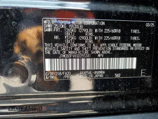 2025 Toyota RAV4 SE with VIN JTMCB3FV6SD255341, listed as a Copart auction lot 58902215 with 407 mi miles and Salvage title. Bid and sale history available at DreamBid. Image 13.