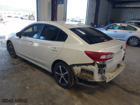 2020 Subaru Impreza Premium with VIN 4S3GKAD66L3608167, listed as a IAAI auction lot 42062630 with 92,057 mi miles. Bid and sale history available at carsss.com. Image 3.