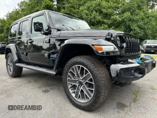 2024 Jeep Wrangler High Altitude z VIN 1C4RJXU61RW114868, wystawiony jako Copart lot #79475674 z przebiegiem 1 934 mil mil oraz Szkoda całkowita • Salvage title. Historia ofert i sprzedaży dostępna na DreamBid. Obrazek 1.