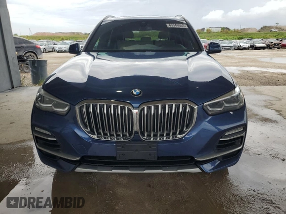 2021 BMW X5 xDrive40i with VIN 5UXCR6C0XM9G02456, listed as a Copart auction lot 63349365 with 21,086 mi miles and Clean title. Bid and sale history available at DreamBid. Image 5.