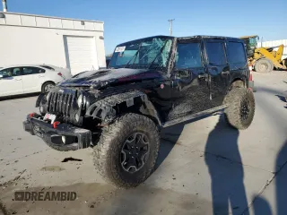 2016 Jeep Wrangler Unlimited Rubicon Hard Rock with VIN 1C4HJWFG5GL197439, listed as a Copart auction lot 42861525 with 74,082 mi miles and Salvage Title. Bid and sale history available at carsss.com. Image 1.