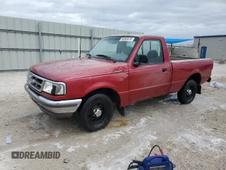 1995 Ford Ranger Splash with VIN 1FTCR10A9SUC00159, listed as a Copart auction lot 88909235 with 133,184 mi miles and Salvage Title. Bid and sale history available at carsss.com. Image 1.