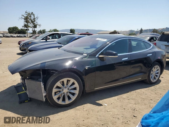 2016 Tesla Model S 70 with VIN 5YJSA1E12GF170238, listed as a Copart auction lot 60258355 with 47,163 mi miles and Salvage title. Bid and sale history available at DreamBid. Image 1.