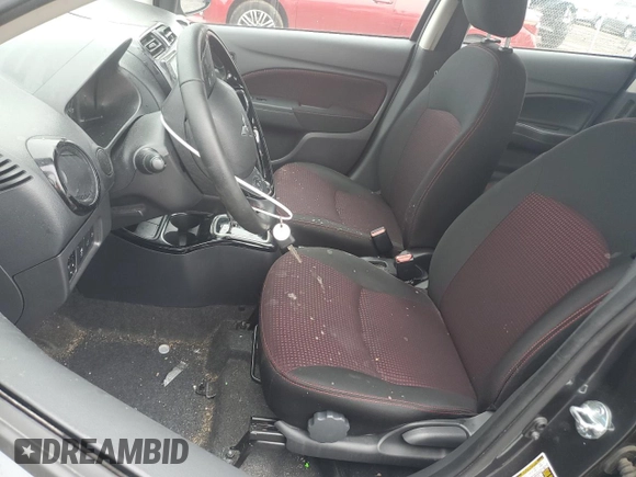 2024 Mitsubishi Mirage Black Edition z VIN ML32AWHJ3RH012246, wystawiony jako Copart lot #59327875 z przebiegiem 14 677 mil mil oraz Szkoda całkowita • Salvage title. Historia ofert i sprzedaży dostępna na DreamBid. Obrazek 7.
