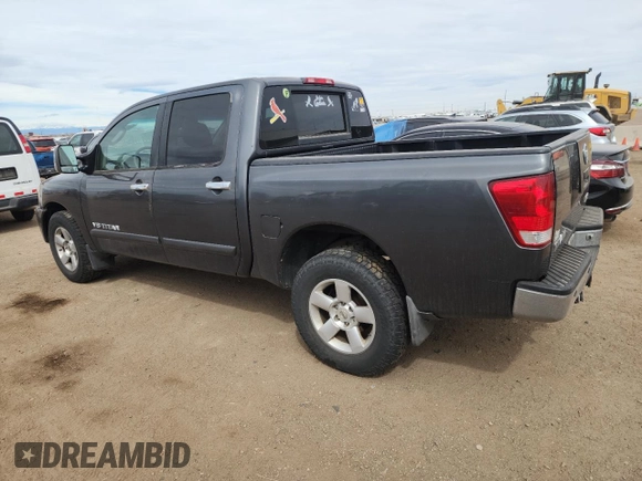 2005 Nissan Titan LE with VIN 1N6AA07B25N561106, listed as a Copart auction lot 50073555 with 264,512 mi miles and Clean Title. Bid and sale history available at carsss.com. Image 2.