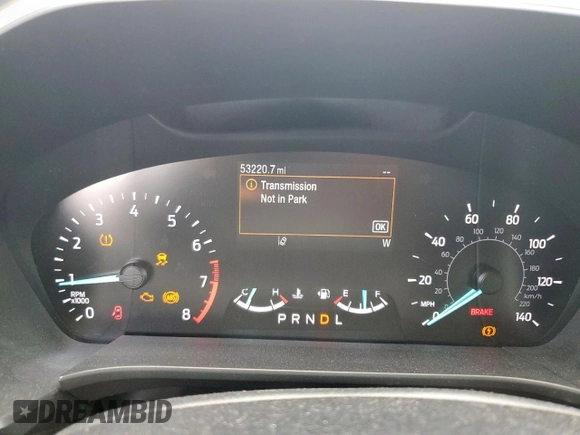2020 Ford Escape SEL with VIN 1FMCU0H61LUA31969, listed as a Copart auction lot 62408675 with 53,220 mi miles and Salvage title. Bid and sale history available at DreamBid. Image 9.