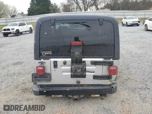 2006 Jeep Wrangler X with VIN 1J4FA39S66P709622, listed as a Copart auction lot 48865065 with 183,282 mi miles and Salvage Title. Bid and sale history available at carsss.com. Image 6.