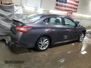 2013 Nissan Sentra SL with VIN 3N1AB7AP8DL685413, listed as a Copart auction lot 50060235 with 90,138 mi miles and Salvage Title. Bid and sale history available at DreamBid. Image 3.