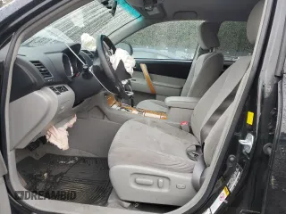 2010 Toyota Highlander Hybrid with VIN JTEBW3EH1A2047305, listed as a Copart auction lot 89003245 with 0 mi miles and Salvage Title. Bid and sale history available at carsss.com. Image 7.