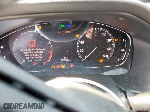 2020 Honda Accord Sport with VIN 1HGCV2F39LA012451, listed as a Copart auction lot 59361395 with 61,539 mi miles and Salvage title. Bid and sale history available at DreamBid. Image 9.