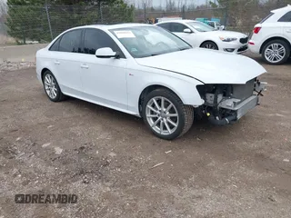 2016 Audi A4 Premium Plus with VIN WAUFFAFLXGN015633, listed as a IAAI auction lot 42084662 with 82,572 mi miles. Bid and sale history available at carsss.com. Image 1.