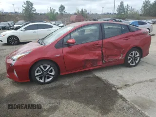 2018 Toyota Prius Two with VIN JTDKARFU8J3547618, listed as a Copart auction lot 51814395 with 114,489 mi miles and Salvage Title. Bid and sale history available at DreamBid. Image 1.