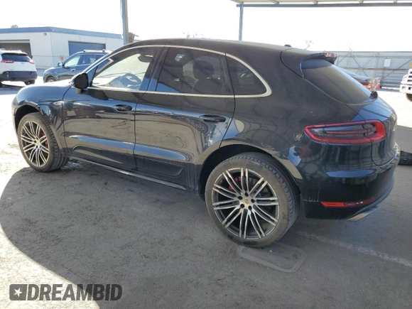 2015 Porsche Macan Turbo z VIN WP1AF2A59FLB91254, wystawiony jako Copart lot #45931135 z przebiegiem 121 765 mil mil oraz Czysty tytuł • Clean title. Historia ofert i sprzedaży dostępna na DreamBid. Obrazek 2.