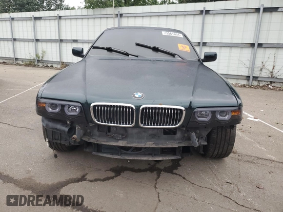 1998 BMW 7 Series 740il with VIN WBAGJ8329WDM24296, listed as a Copart auction lot 73581634 with 247,498 mi miles and Salvage Title. Bid and sale history available at carsss.com. Image 5.